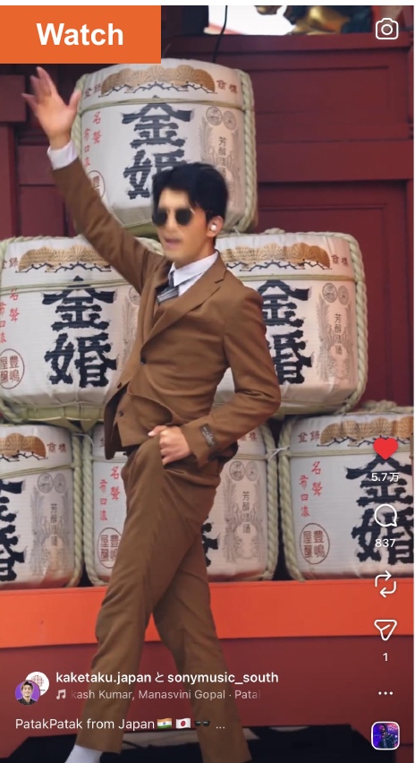 Sony Music IndiaとのPRタイアップ動画
